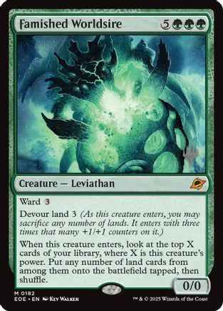 Famished Worldsire (PPEOE-182) - [Promo Pack: Edge of Eternities]