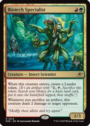 Biotech Specialist (PPEOE-214) - [Promo Pack: Edge of Eternities] Foil