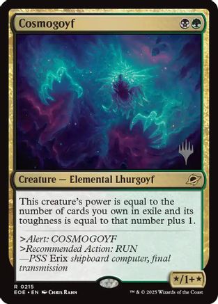 Cosmogoyf (PPEOE-215) - [Promo Pack: Edge of Eternities] Foil