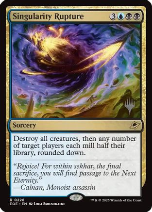 Singularity Rupture (PPEOE-228) - [Promo Pack: Edge of Eternities] Foil