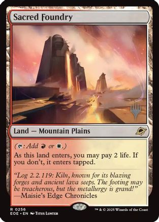 Sacred Foundry (PPEOE-256) - [Promo Pack: Edge of Eternities]