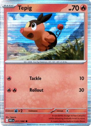 Tepig - 011/086 11 - [Miscellaneous Cards & Products] Holofoil