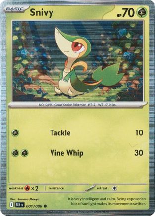 Snivy - 001/086 1 - [Miscellaneous Cards & Products] Holofoil