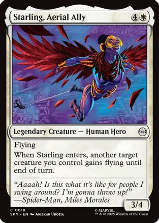 Starling, Aerial Ally (SPM-018) - [Marvel's Spider-Man] Foil