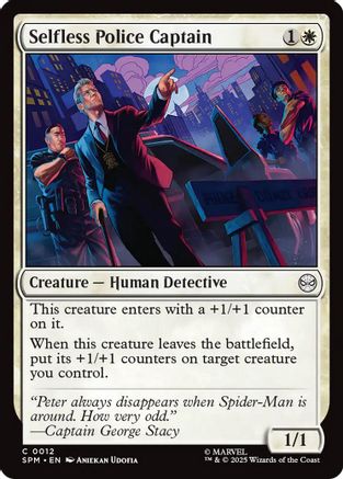 Selfless Police Captain (SPM-012) - [Marvel's Spider-Man] Foil