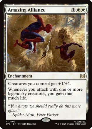 Amazing Alliance (SPE, MAR-002) - [Marvel's Spider-Man: Eternal-Legal] Foil