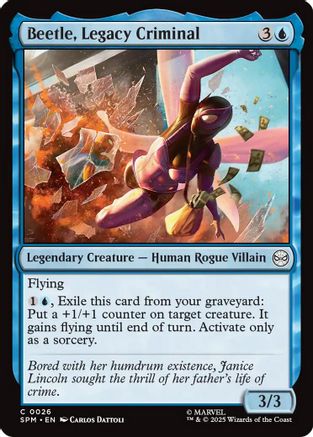 Beetle, Legacy Criminal (SPM-026) - [Marvel's Spider-Man] Foil