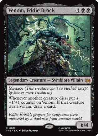 Venom, Eddie Brock (SPE, MAR-012) - [Marvel's Spider-Man: Eternal-Legal] Foil