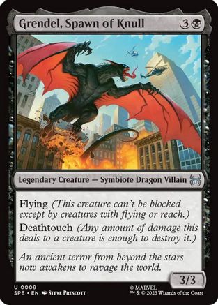 Grendel, Spawn of Knull (SPE, MAR-009) - [Marvel's Spider-Man: Eternal-Legal] Foil