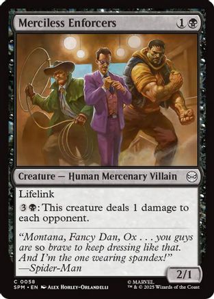 Merciless Enforcers (SPM-058) - [Marvel's Spider-Man] Foil