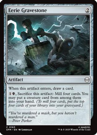 Eerie Gravestone (SPM-163) - [Marvel's Spider-Man] Foil