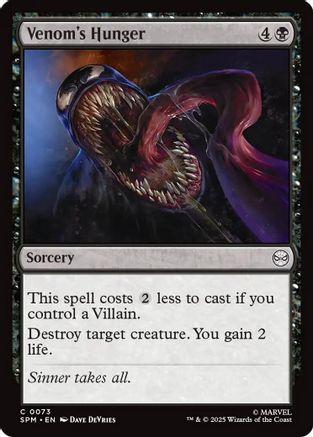 Venom's Hunger (SPM-073) - [Marvel's Spider-Man] Foil