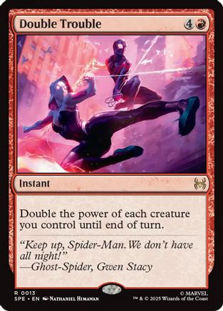 Double Trouble (SPE, MAR-013) - [Marvel's Spider-Man: Eternal-Legal] Foil