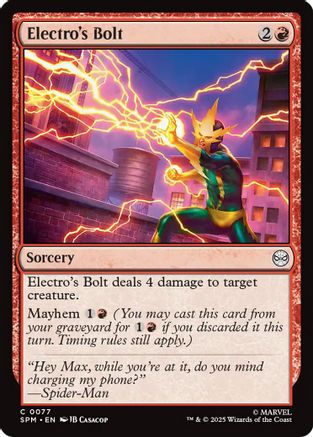 Electro's Bolt (SPM-077) - [Marvel's Spider-Man]