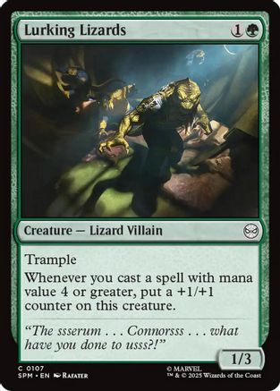 Lurking Lizards (SPM-107) - [Marvel's Spider-Man]