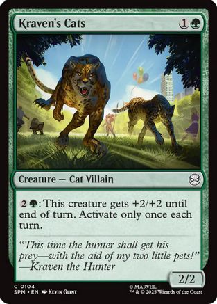 Kraven's Cats (SPM-104) - [Marvel's Spider-Man]