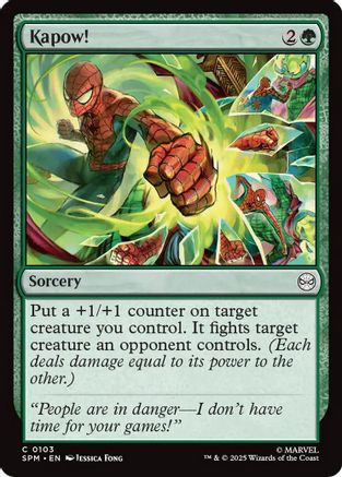 Kapow! (SPM-103) - [Marvel's Spider-Man] Foil