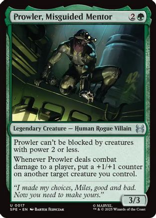 Prowler, Misguided Mentor (SPM-017) - [Marvel's Spider-Man] Foil