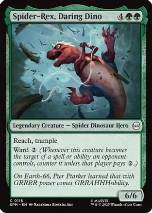 Spider-Rex, Daring Dino (SPM-116) - [Marvel's Spider-Man] Foil