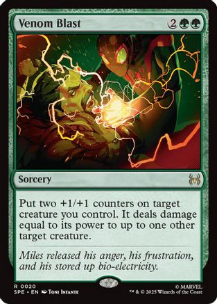 Venom Blast (SPE, MAR-020) - [Marvel's Spider-Man: Eternal-Legal] Foil