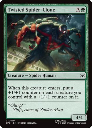 Twisted Spider-Clone (SPE, MAR-019) - [Marvel's Spider-Man: Eternal-Legal] Foil