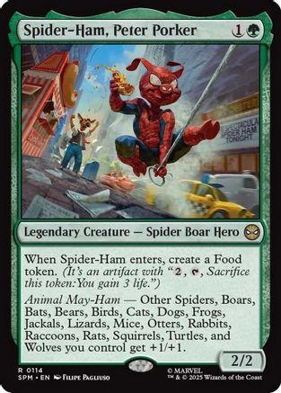 Spider-Ham, Peter Porker (SPM-114) - [Marvel's Spider-Man] Foil