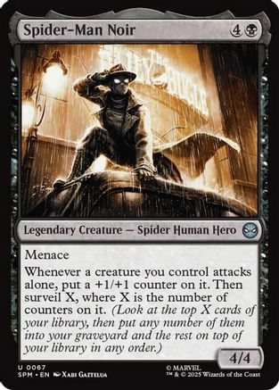 Spider-Man Noir (SPM-067) - [Marvel's Spider-Man] Foil