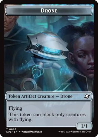 Drone // Lander (0005) Doubled-Sided Token (EOE-3 // 5) - [Edge of Eternities]