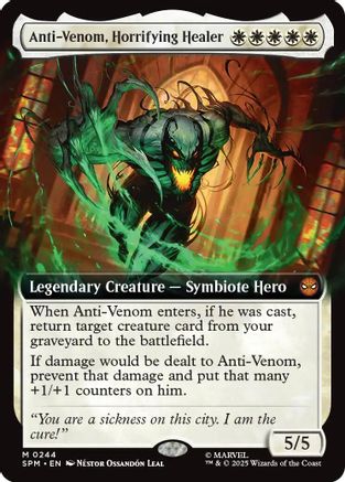 Anti-Venom, Horrifying Healer (Extended Art) (SPM-244) - [Marvel's Spider-Man]