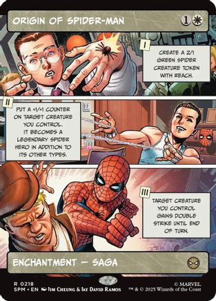 Origin of Spider-Man (Borderless) (SPM-218) - [Marvel's Spider-Man]