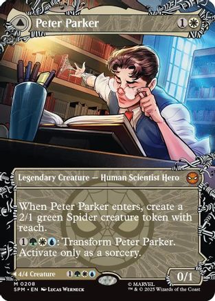 Peter Parker (0208) (Borderless) (SPM-208) - [Marvel's Spider-Man] Foil