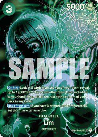 Lim (SP) (OP09-037) - Legacy of the Master