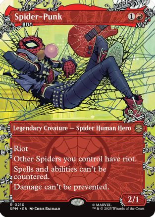 Spider-Punk (0210) (Borderless) (SPM-210) - [Marvel's Spider-Man] Foil