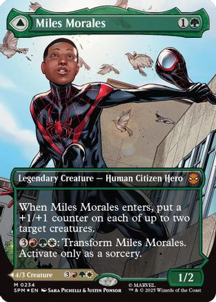 Miles Morales (0234) (Borderless) (SPM-234) - [Marvel's Spider-Man] Foil
