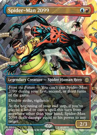 Spider-Man 2099 (0205) (Borderless) (SPM-205) - [Marvel's Spider-Man] Foil