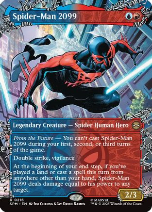 Spider-Man 2099 (0216) (Borderless) (SPM-216) - [Marvel's Spider-Man]