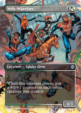 Web-Warriors (Borderless) (SPM-203) - [Marvel's Spider-Man]