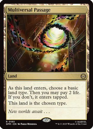 Multiversal Passage (SPM-180) - [Marvel's Spider-Man] Foil