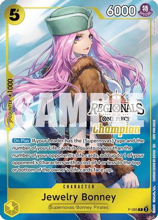 Jewelry Bonney (Offline Regional Champion Card Set 2025 Vol.2) (P-085) - One Piece Promotion Cards