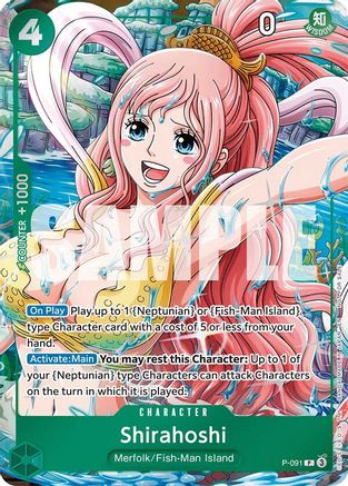 Shirahoshi (Event Pack Vol. 7) (P-091) - One Piece Promotion Cards