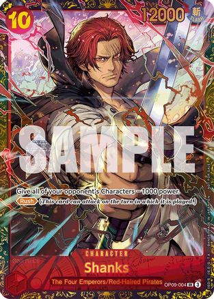 Shanks (Championship 25-26 Offline Regionals Season 2) (OP09-004) - One Piece Promotion Cards