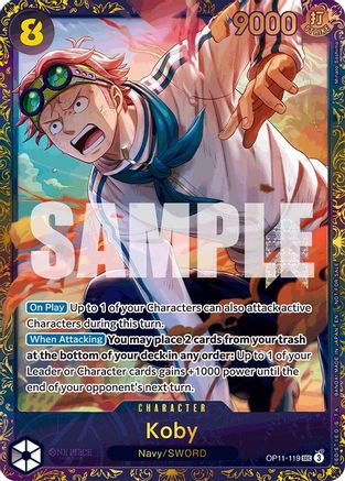 Koby (Treasure Cup August 2025) (OP11-119) - One Piece Promotion Cards