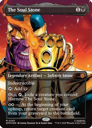 The Soul Stone (Borderless) (SPM-243) - [Marvel's Spider-Man] Foil