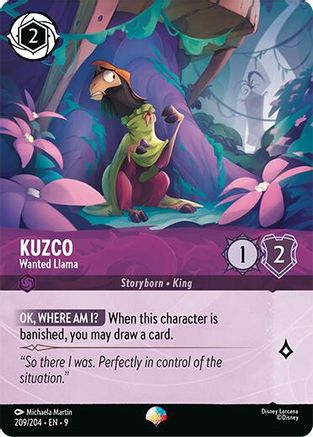 Kuzco - Wanted Llama (Epic) (209/204) - [ Fabled ] Holofoil