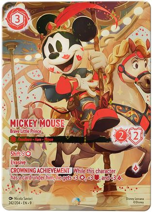 Mickey Mouse - Brave Little Prince (Iconic) (242/204) - [ Fabled ] Holofoil