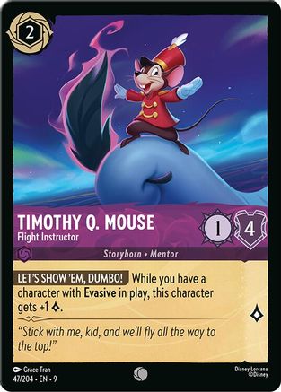 Timothy Q. Mouse - Flight Instructor (47/204) - [ Fabled ] Cold Foil