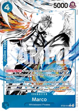 Marco (Parallel) (ST22-012) - Starter Deck 22: Ace & Newgate