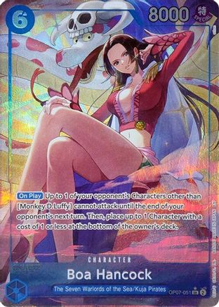 Boa Hancock (Seven Warlords of the Sea Binder Set) (Alternate Art) (OP07-051) - One Piece Promotion Cards
