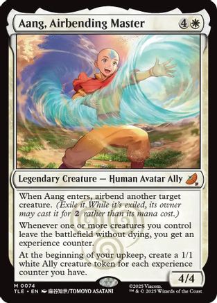 Aang, Airbending Master (TLE-074) - [Avatar: The Last Airbender: Eternal-Legal] Foil