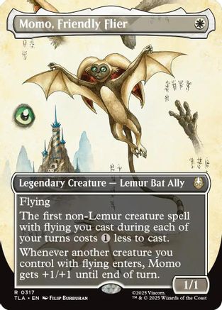 Momo, Friendly Flier (Borderless) (TLA-317) - [Avatar: The Last Airbender]